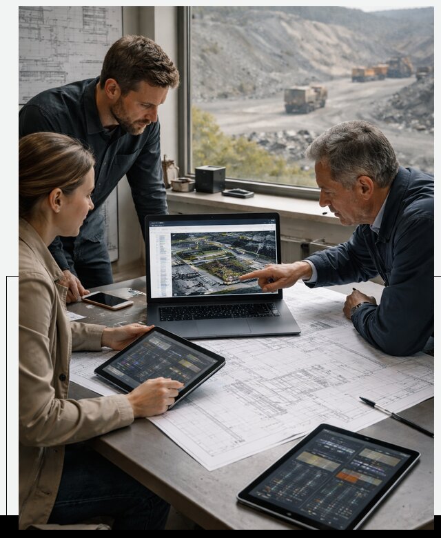 Разработка и внедрение систем для горнодобычи в Усинске