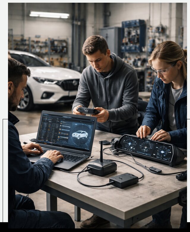 Разработка Connected Car и ПО для автопрома в Усинске