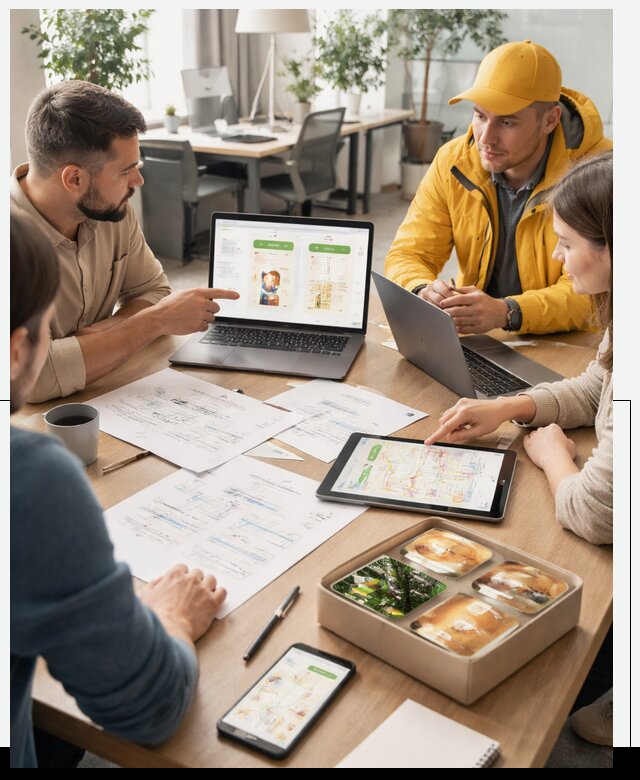 Разработка агрегатора доставки еды в Усинске от 15357 р., АвикейСнс