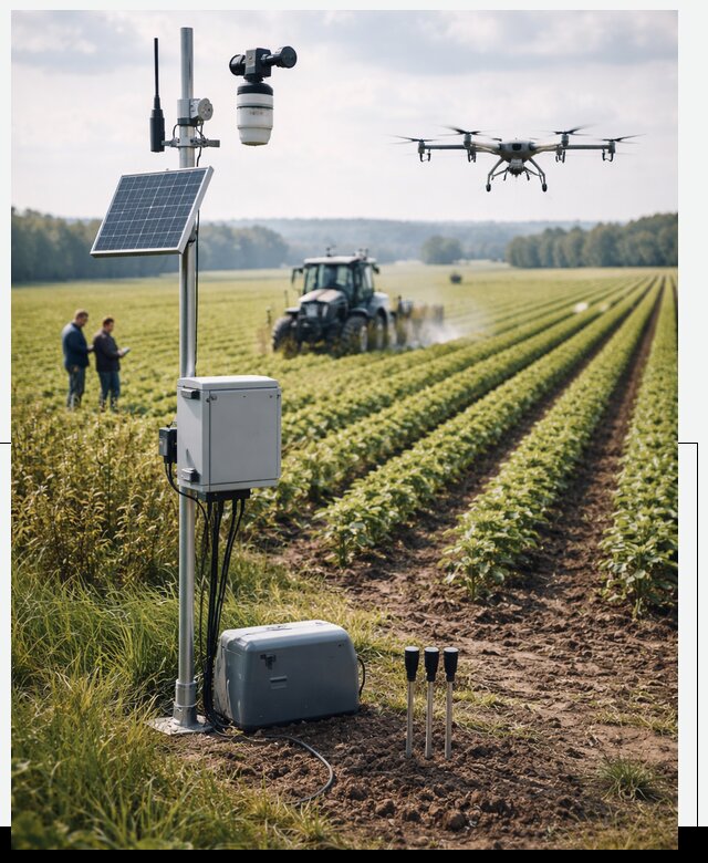 Разработка IoT мониторинга полей в Усинске от 8702 р. | АвикейСнс