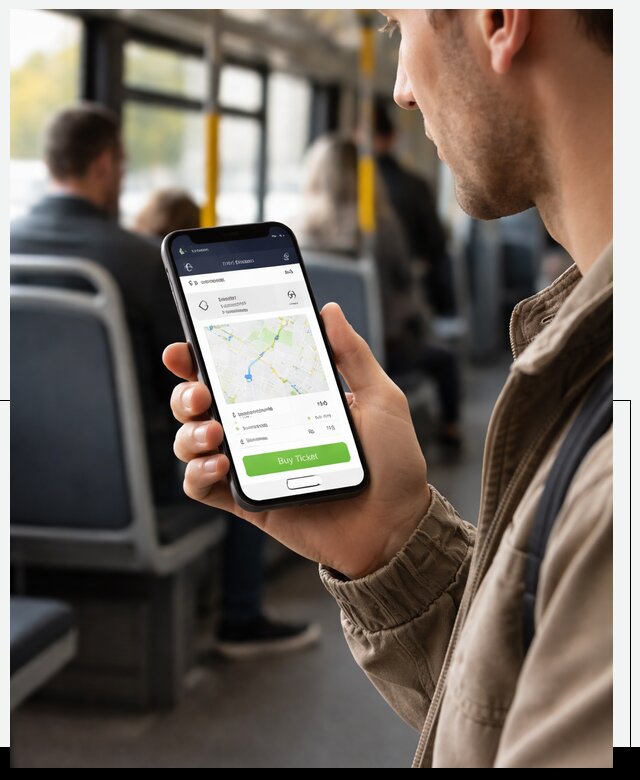 Мобильное приложение для пассажиров в Усинске от 614280 р.|АвикейСнс